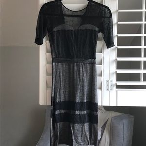 Roberto Cavalli black lace dress